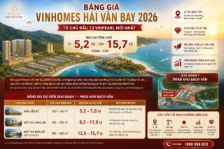 Bảng Giá Vinhomes Hải Vân Bay 2026 Từ Chủ Đầu Tư Mới Nhất Là Bao Nhiêu?
