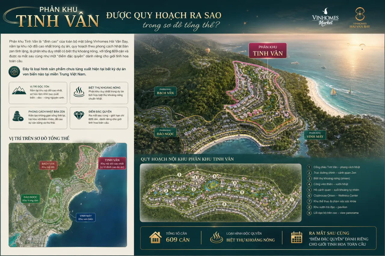 Phân Khu Tinh Vân Được Quy Hoạch Ra Sao Trong Sơ Đồ Tổng Thể?